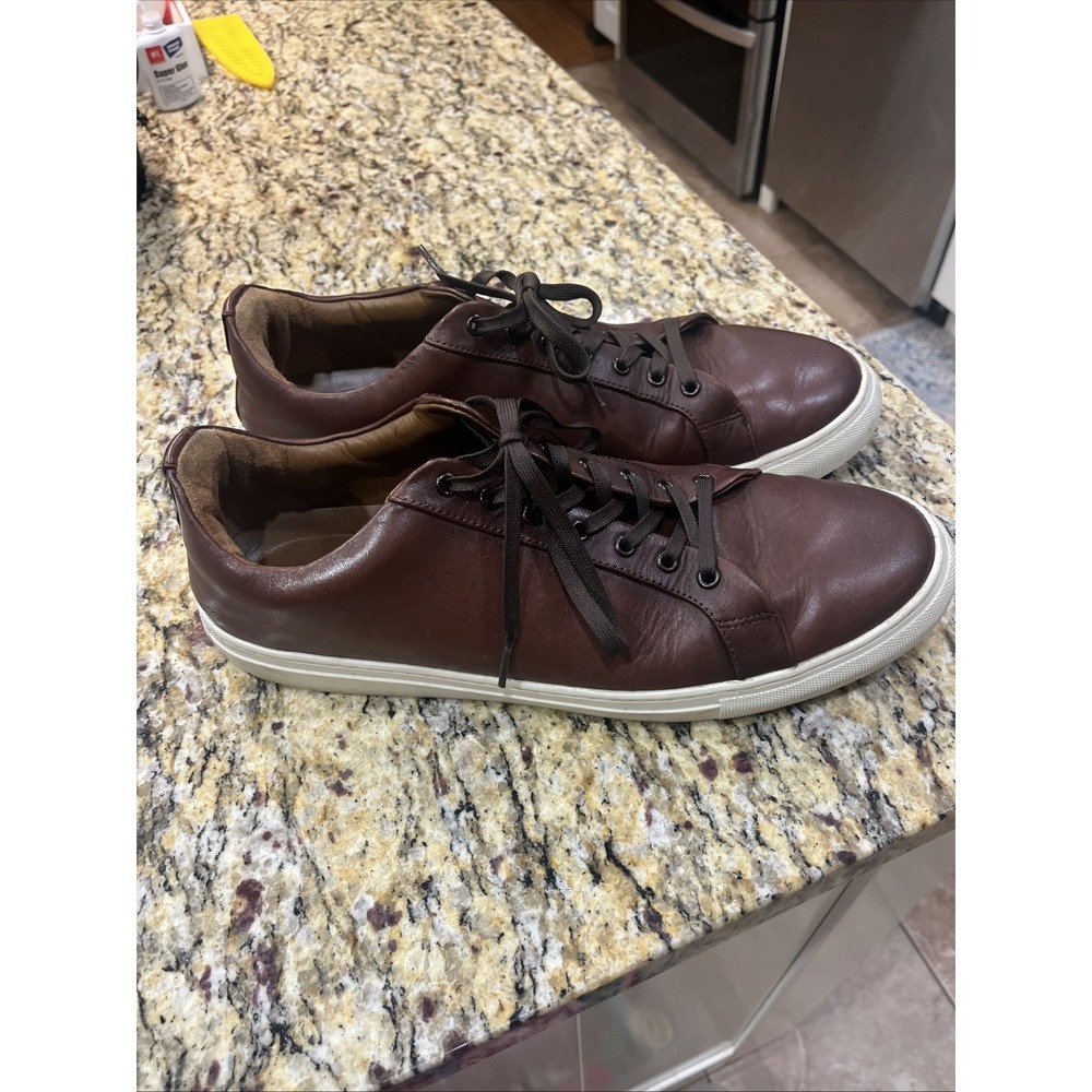 Thursday Everyday Premier Low Top Shoes Sneakers Brown Leather Mens Size 14